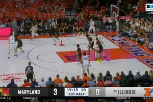 将门之后！小斯托贾科维奇此前面对马里兰砍30分